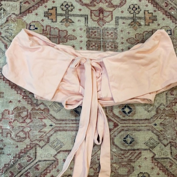 LPA revolve pink bandeau tie top size small - Picture 4 of 5
